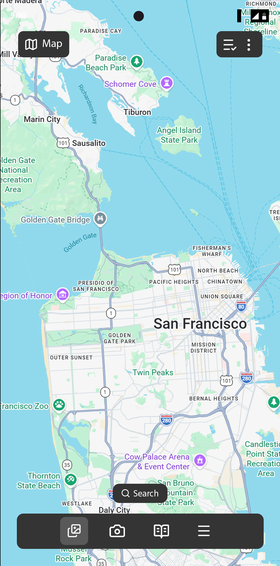 Map view